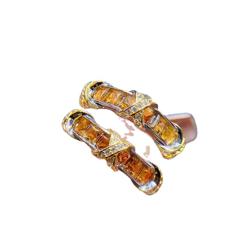 Natural Citrine Ring For Women