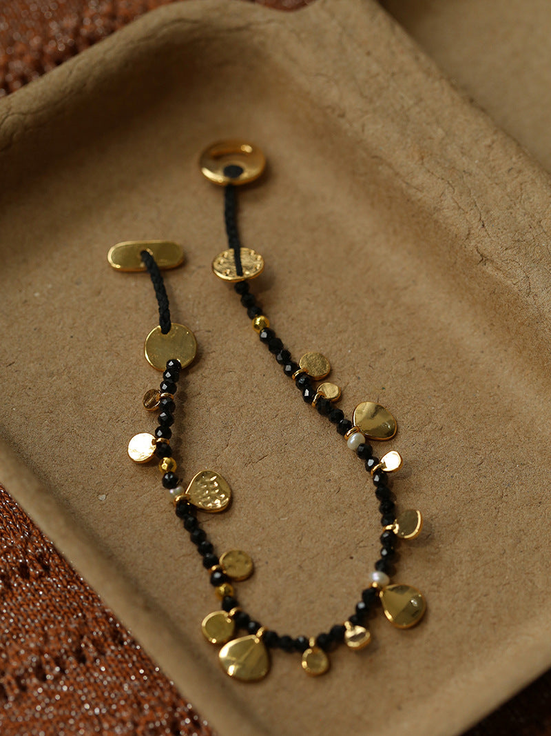 Hand-woven Natural Stone Bracelet For Women