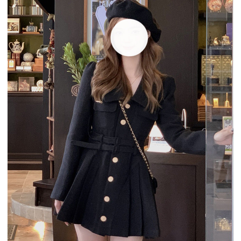 Light Mature Elegant Xiaoxiang Style Textured Cloth Coat