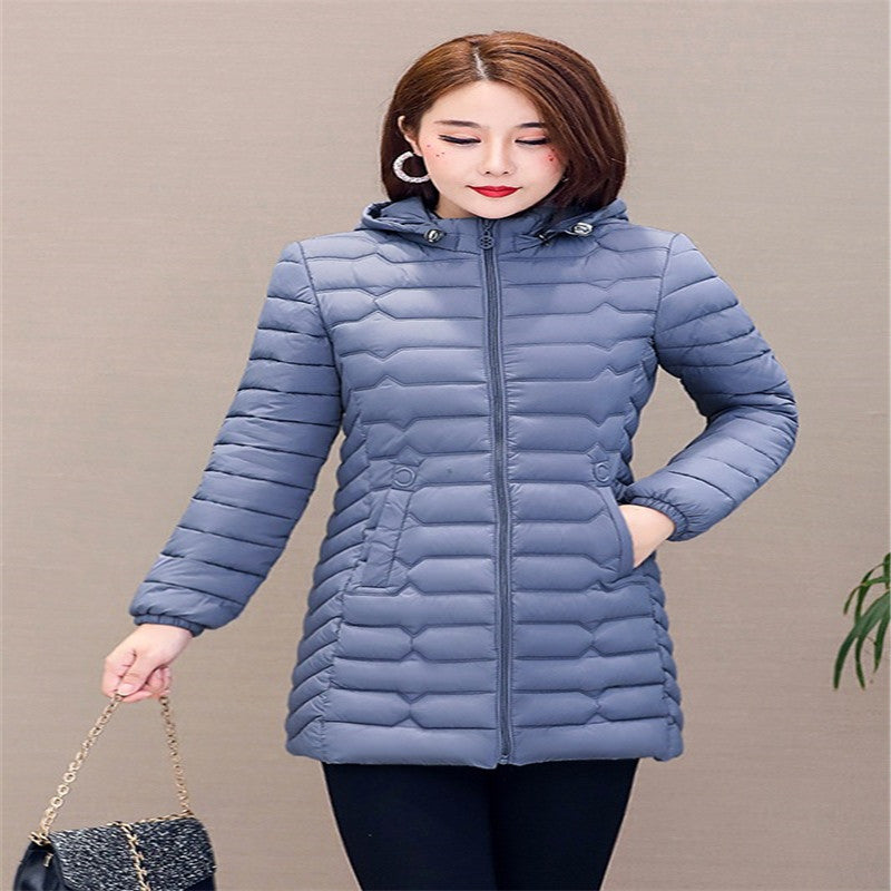 Women's light winter cotton coat