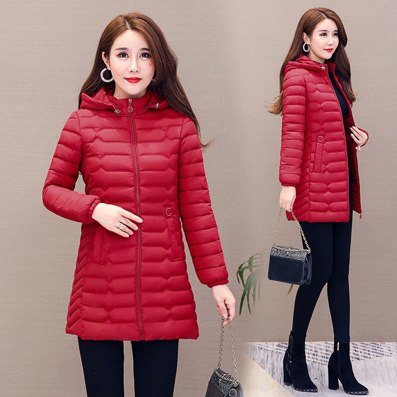 Women's light winter cotton coat