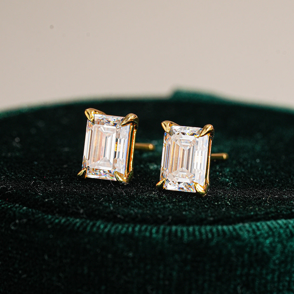 Affordable Luxury Moissanite 925 Sterling Silver Earrings