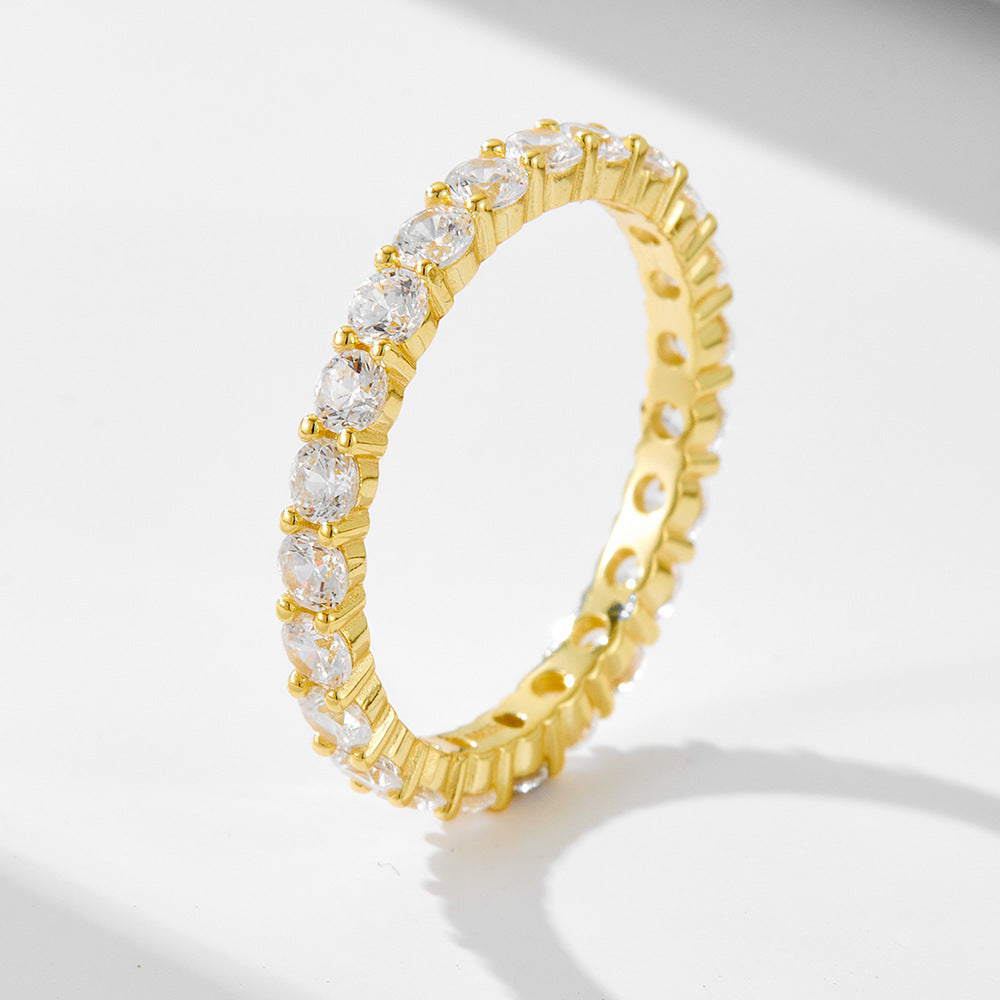 Women's Full-Diamond Ring Set