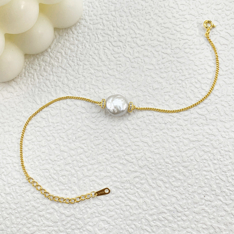 Natural Baroque Pearl Bracelet For Women