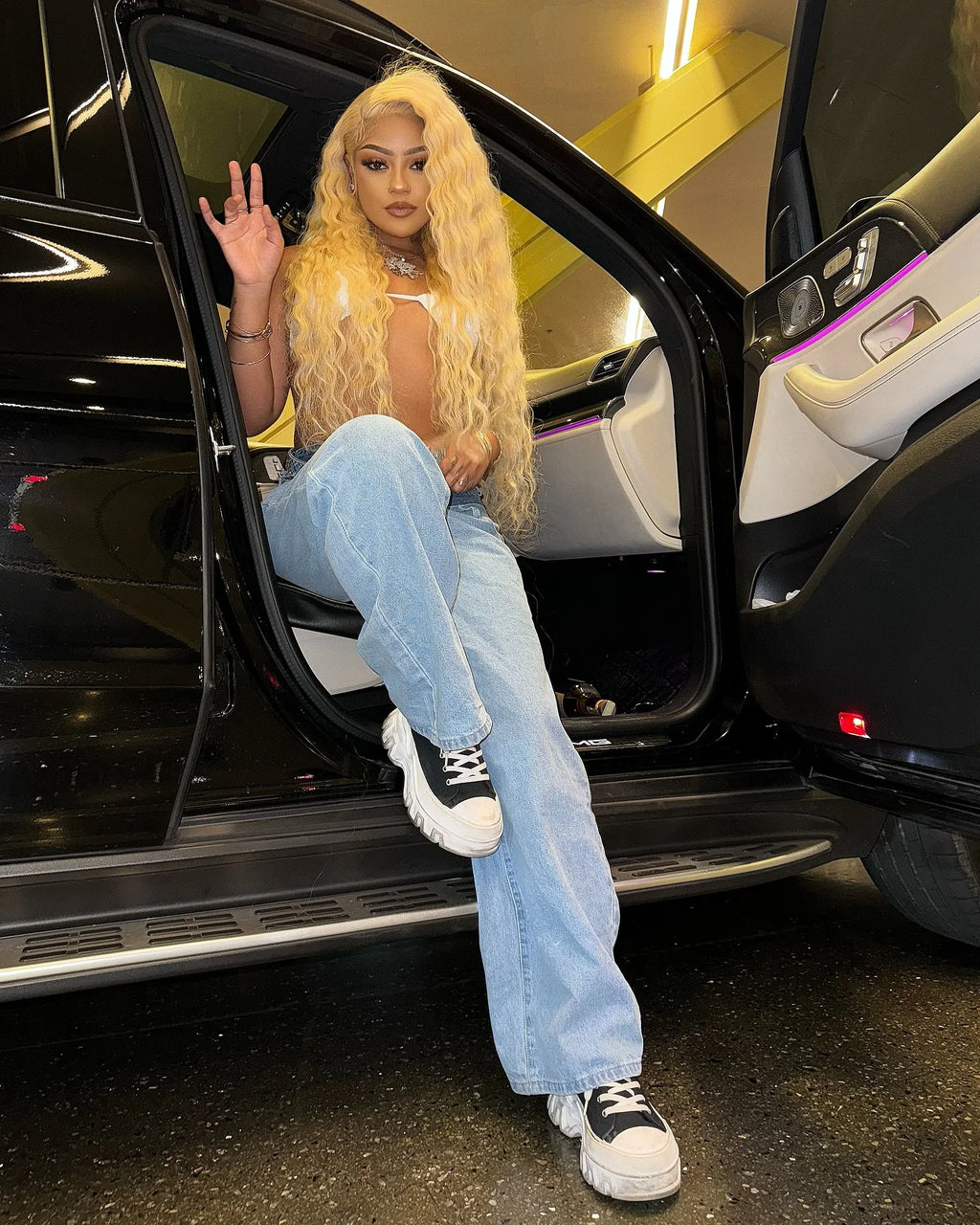 613 Curly Honey Blonde Lace Front Human Hair Wigs Loose Deep Wave 13x6 13×4 HD Water Wave Color Transparent Lace Frontal Wigs