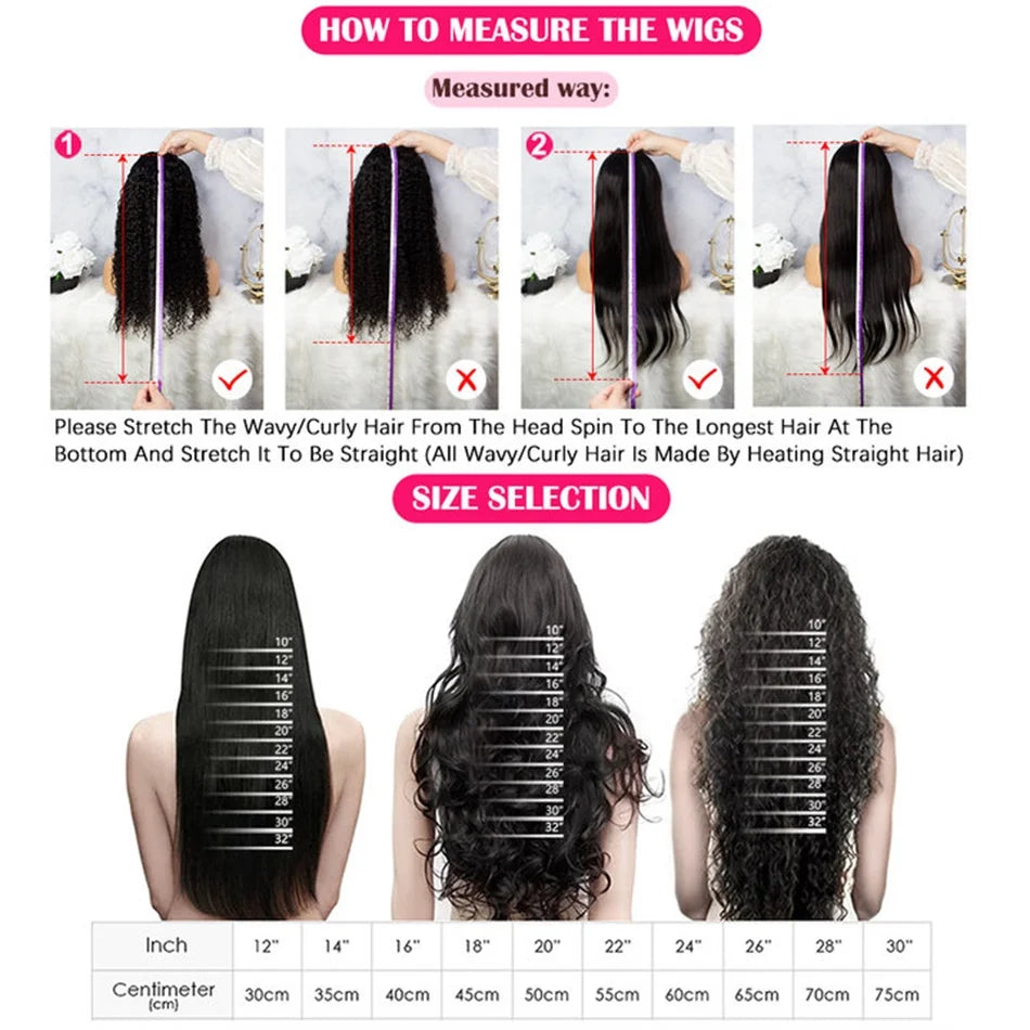 13x4 13x6 Body Wave HD Transparent Lace Front Wig Pre Plucked 40 Inch Lace Frontal Wigs Human Hair Wig For Women Wig 200 Density