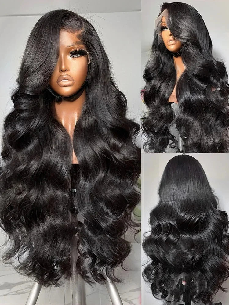 Body Wave Lace Front Wigs Human Hair 250 Density 13x6 13x4 Hd Transparent Lace Frontal Wigs For Women Pre Plucked With Baby Hair