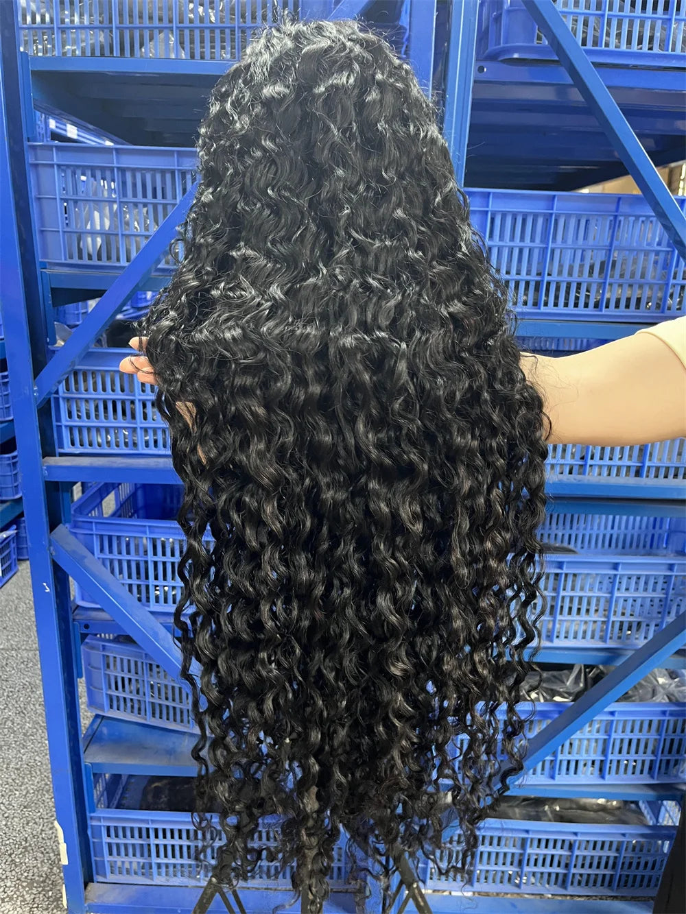 40 46 Inch Water Wave Curly Lace Front Wig 13x6 HD Deep Wave Lace Frontal Wig 300% Density 7x5 Glueless Human Hair Wig For Women