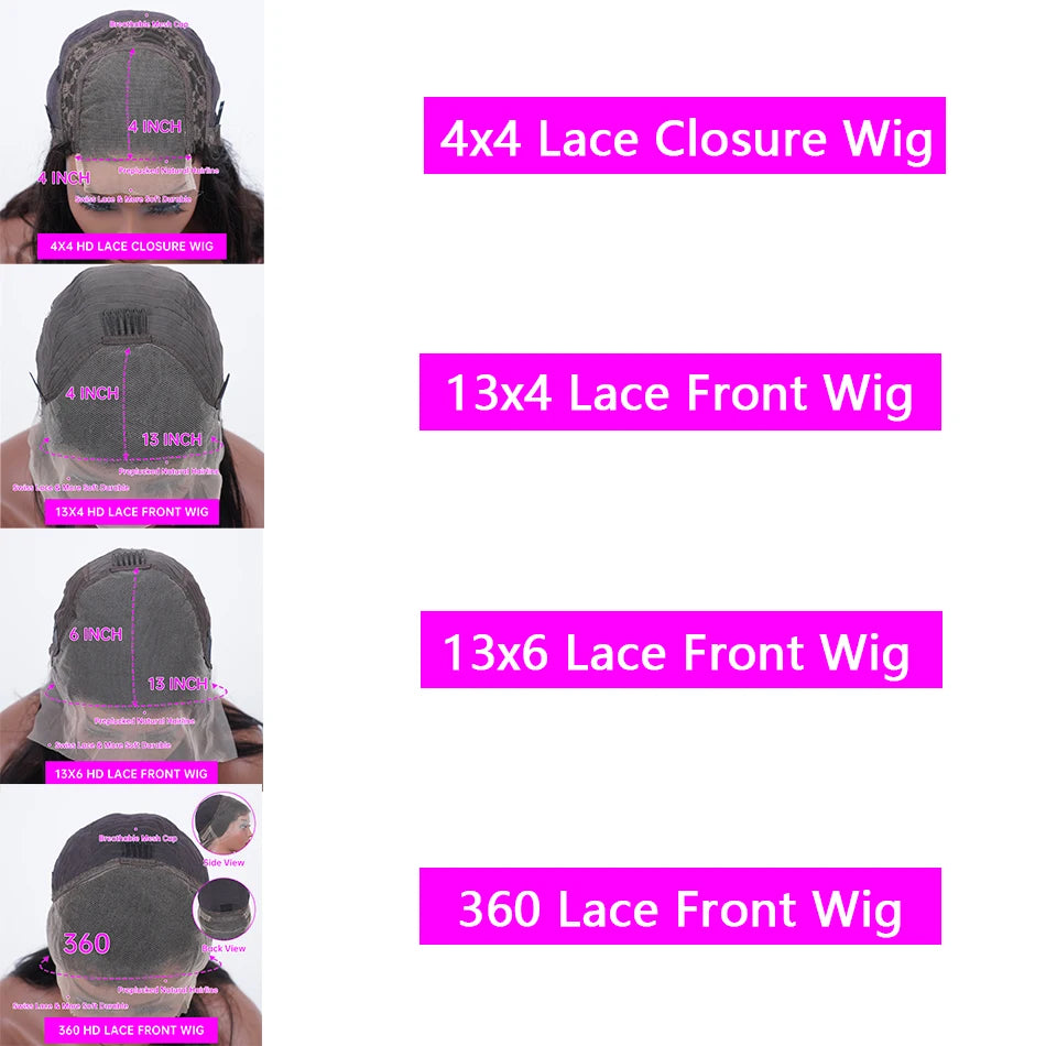 220 Density 30 40 Inch Loose Deep Wave Lace Frontal Wig 13x6 Hd Curly Human Hair Wigs 360 Water Wave Pre plucked Lace Front Wig