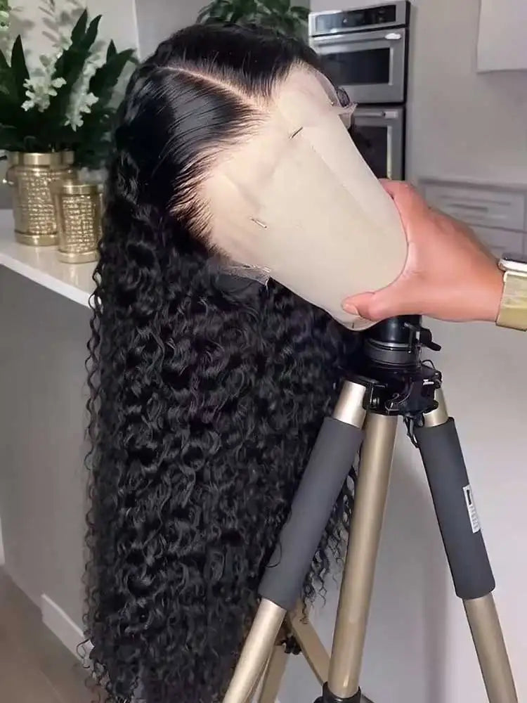 30 40 Inch Water Deep Wave 13x4 13x6 Hd Lace Frontal Wigs Human Hair Brazilian Deep Curly Lace Front Human Hair Wigs For Women