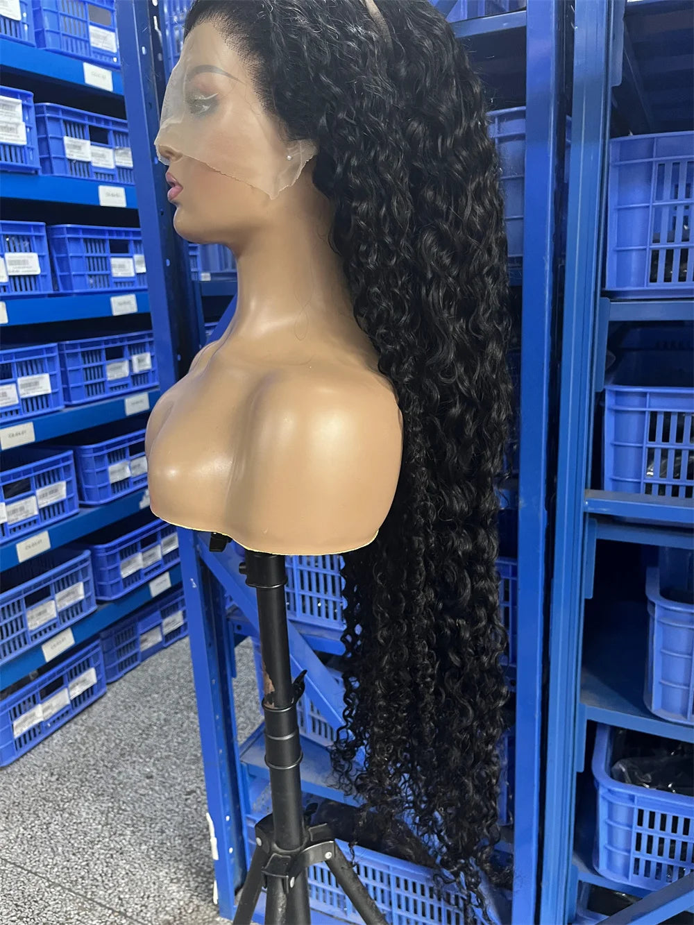40 46 Inch Water Wave Curly Lace Front Wig 13x6 HD Deep Wave Lace Frontal Wig 300% Density 7x5 Glueless Human Hair Wig For Women