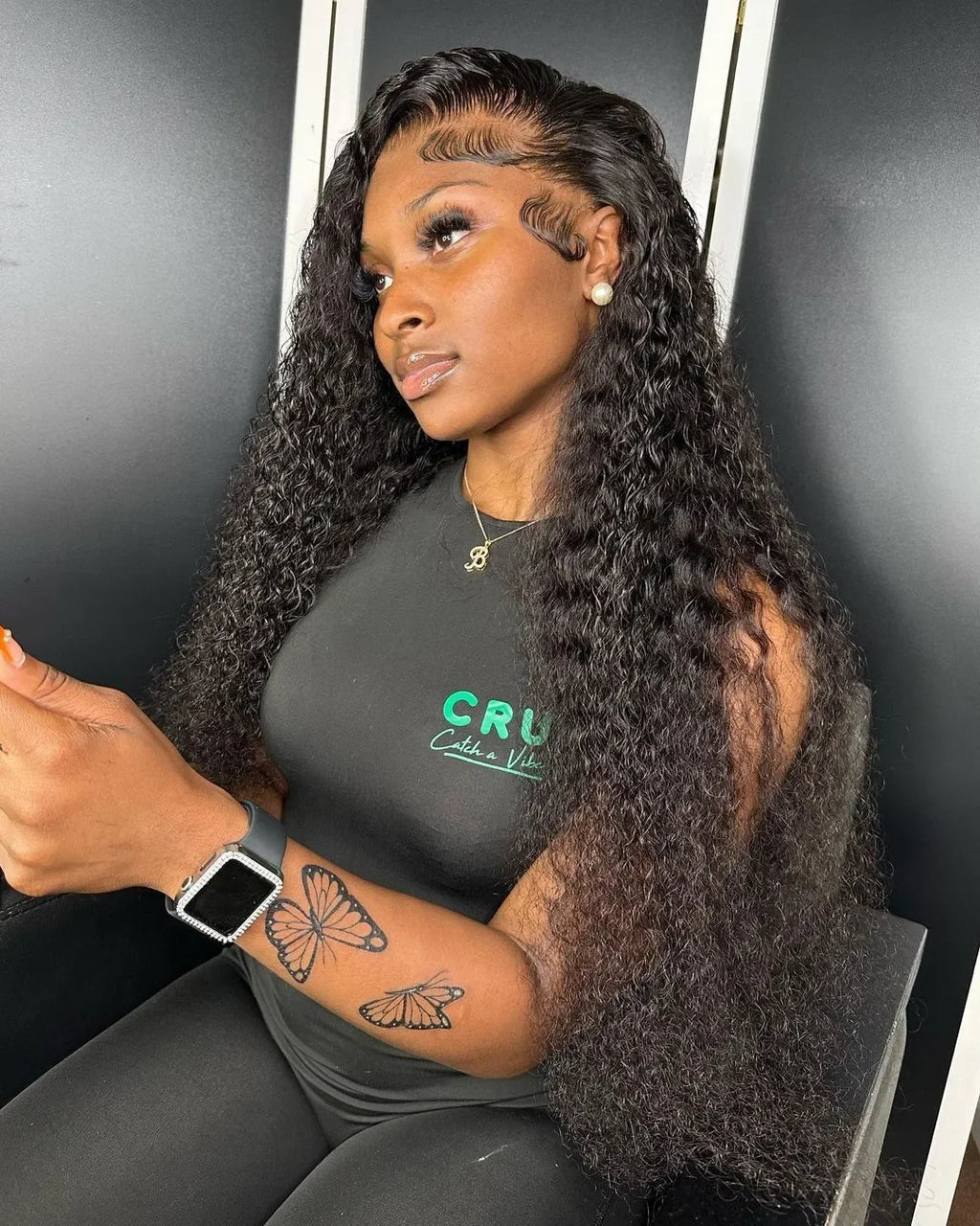 300% Density 40 46 Inch 13x6 HD Loose Deep Wave Lace Frontal Wig Brazilian 13x4 Water Curly Human Hair Wigs For Women Preplucked