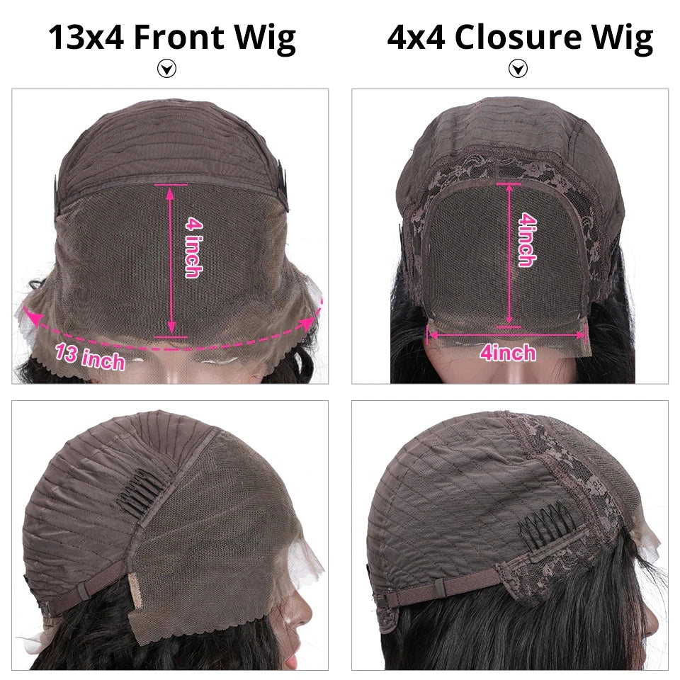 AliPearl Bone Straight Bob Wig Lace Front Human Hair Wigs for Women Pre-Plucked 13x4 Transparent Lace Frontal Wig Short Bob Wigs