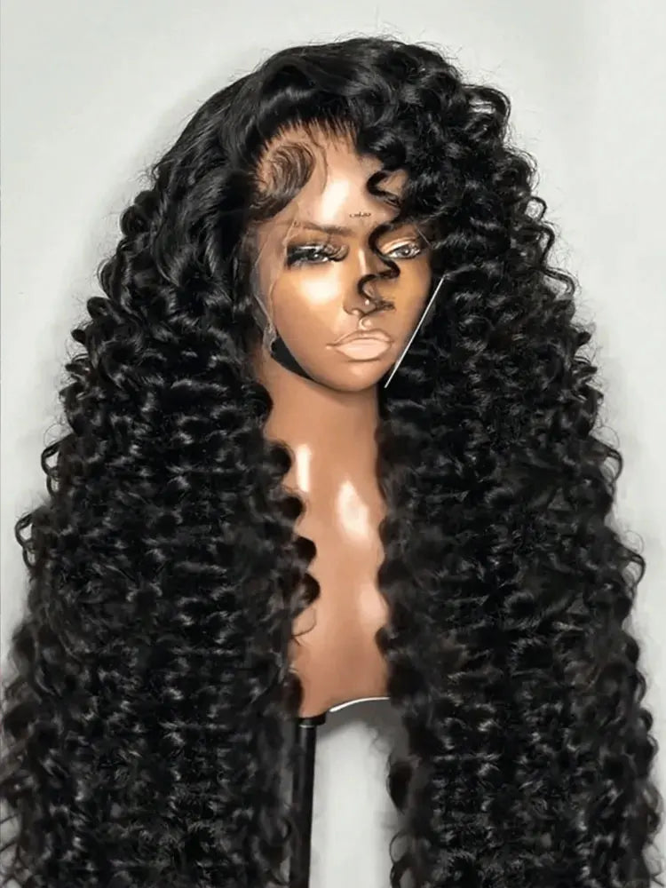 42 Inch 250% Density Deep Wave 13x6 HD Lace Front Human Hair Wig 5x5 Gluless Deep Wave Human Hair Wig PrePlucked With Baby Hair