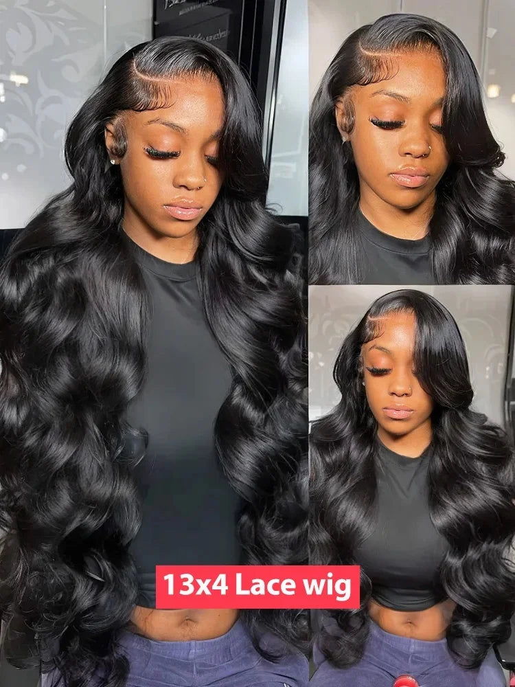Body Wave Lace Front Wigs Human Hair 250 Density 13x6 13x4 Hd Transparent Lace Frontal Wigs For Women Pre Plucked With Baby Hair