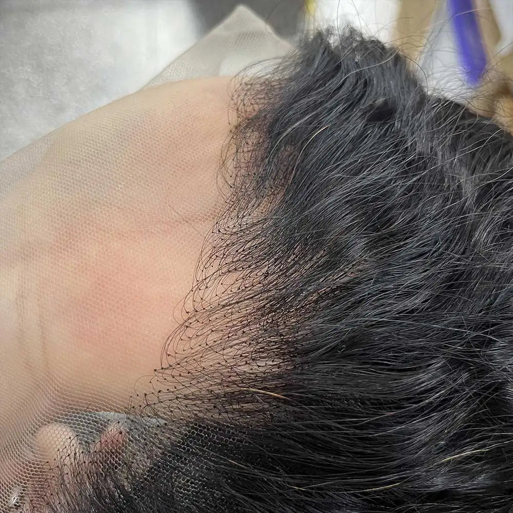 40 46 Inch Water Wave Curly Lace Front Wig 13x6 HD Deep Wave Lace Frontal Wig 300% Density 7x5 Glueless Human Hair Wig For Women