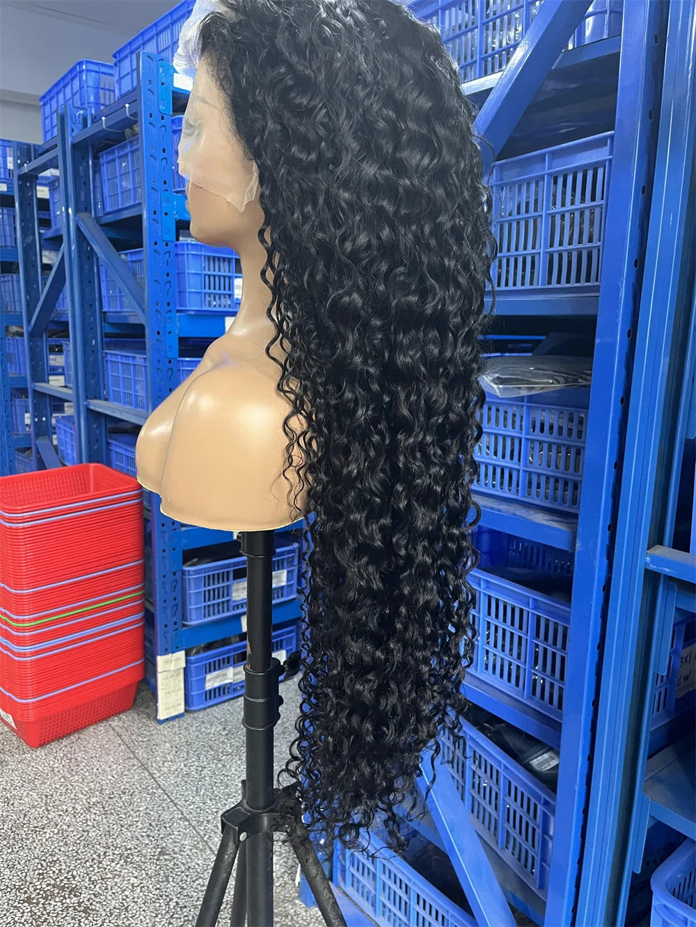 40 46 Inch Water Wave Curly Lace Front Wig 13x6 HD Deep Wave Lace Frontal Wig 300% Density 7x5 Glueless Human Hair Wig For Women