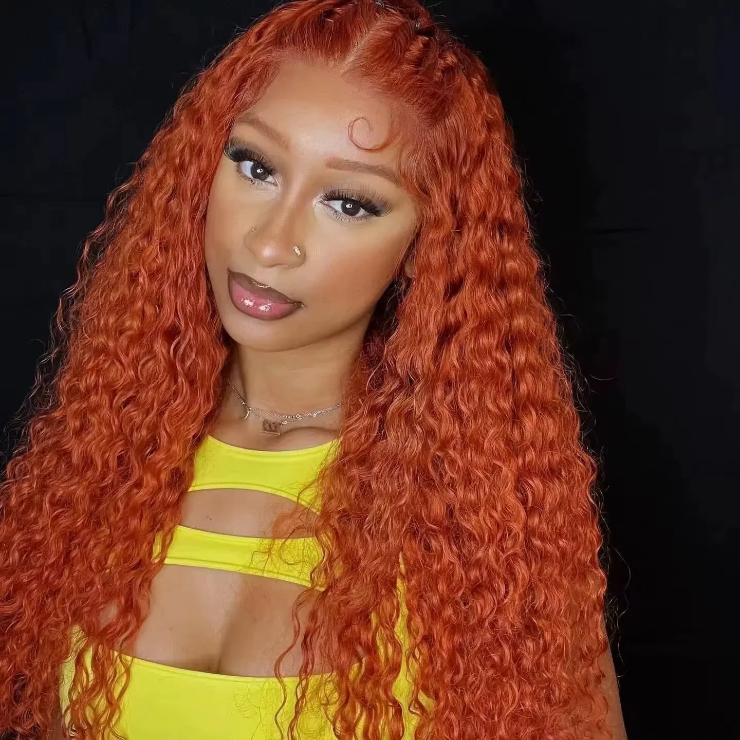 40 Inch Honey Blonde 613 HD Lace Frontal Wig 13x6 Curly Wigs Preplucked Loose Deep Wave Wigs Human Hair 13x4 Lace Frontal Wig