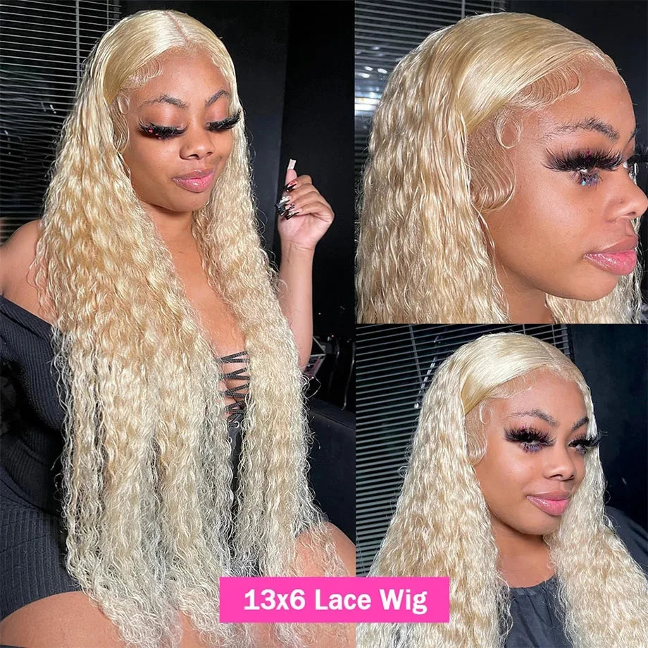 Wewave Curly Human Hair Wig Deep Wave Wigs Water Wave 13x4 13x6 Hd Lace Frontal Wig Bleached Knoted 38 Inch High Flash Sale