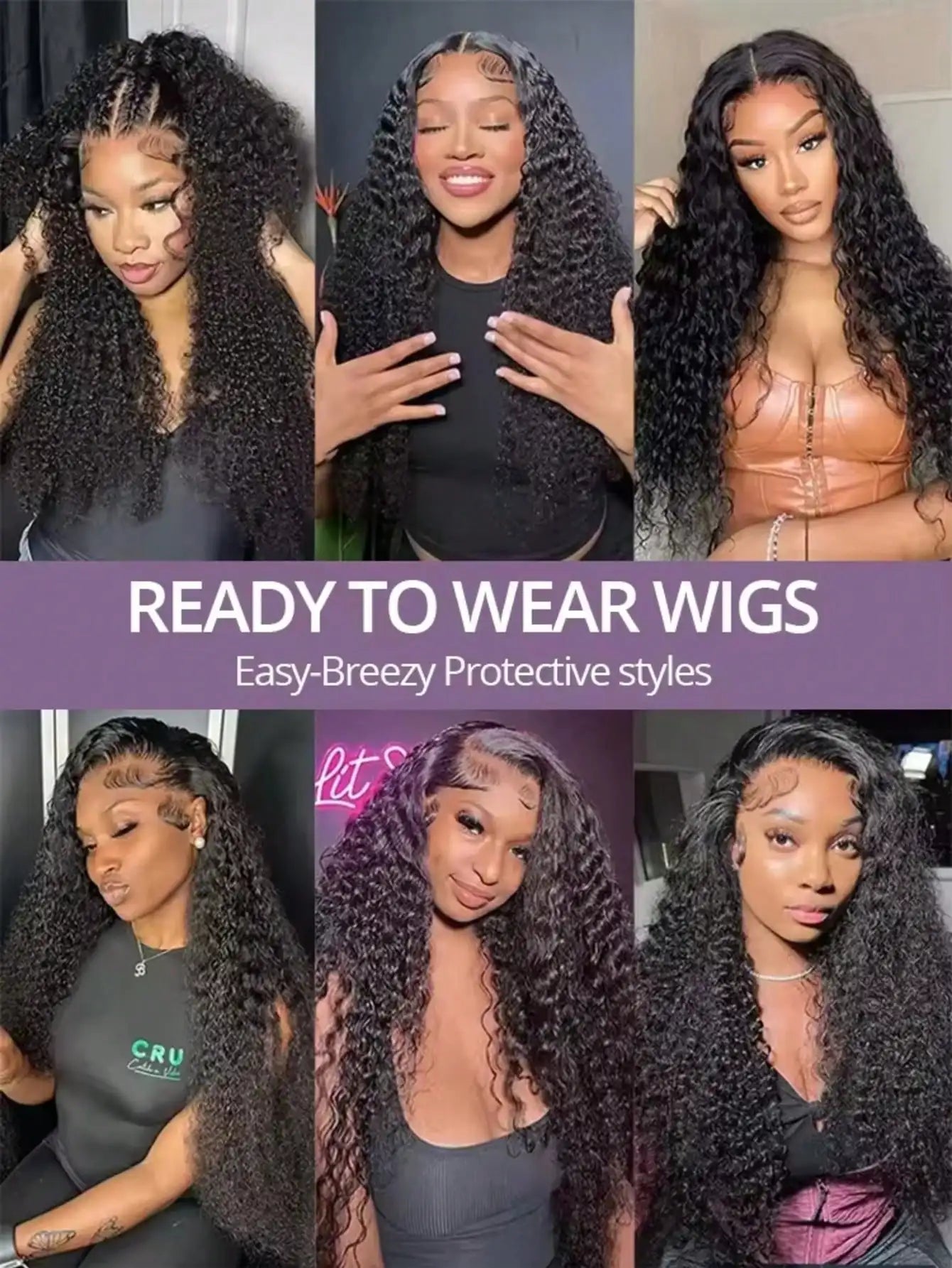 250% 13x4 Curly Lace Frontal Wigs Human Hair 250% Density Deep Wave Lace Front Wig Human Hair Transparent Lace Curly Wigs