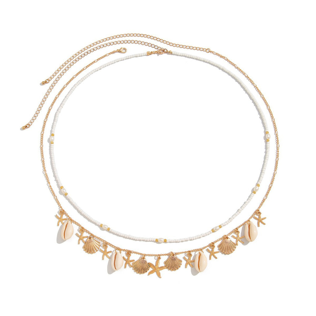 New Bohemian Beach Starfish Shell Waist Chain