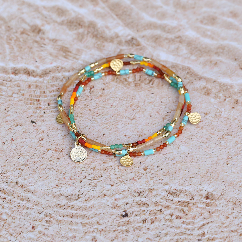 Casual Three-layer Stacked Bracelet For Women