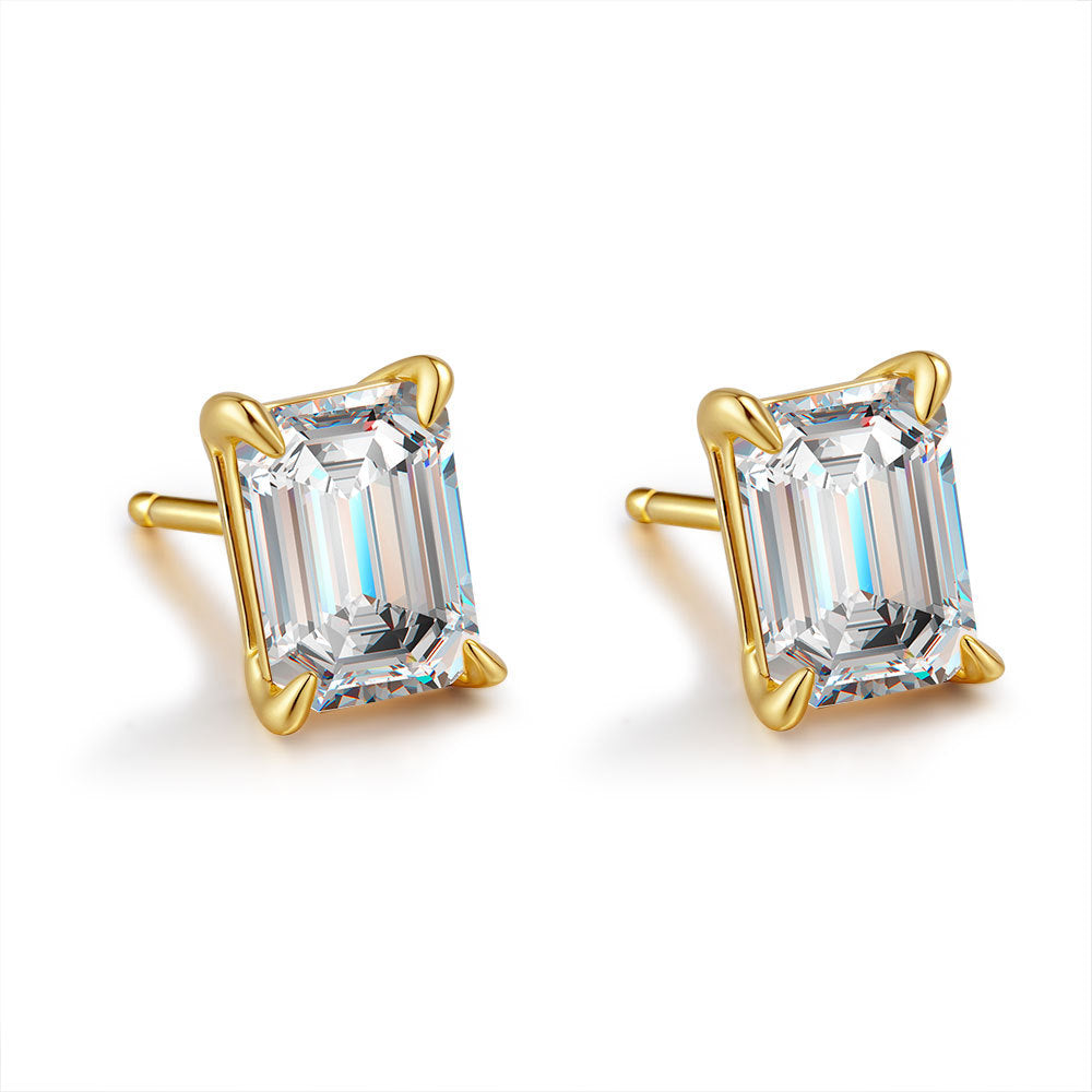 Affordable Luxury Moissanite 925 Sterling Silver Earrings
