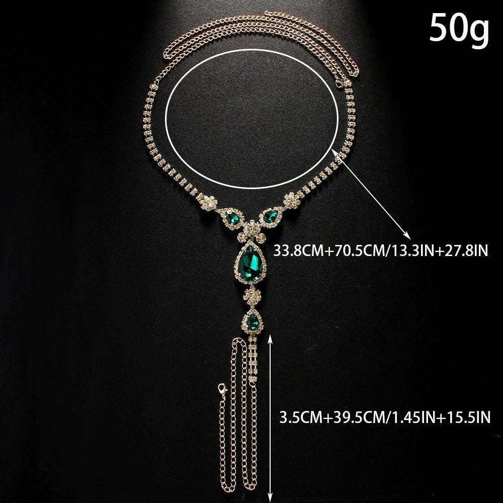 Women's Fashion Diamond-encrusted Panty Body Chain