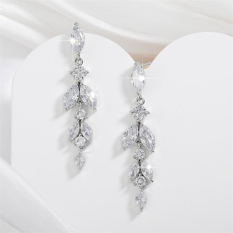 Creative Leaf-shaped Earrings For Women