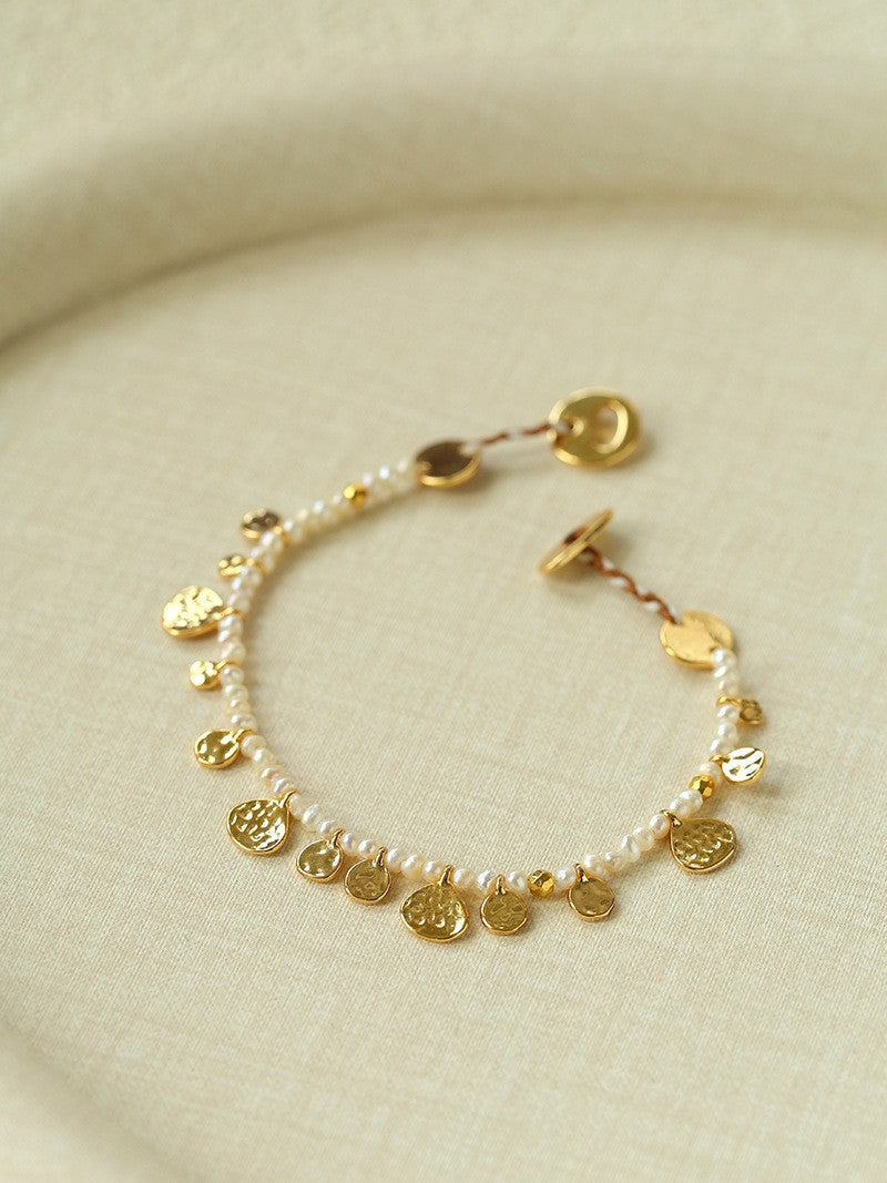 Hand-woven Natural Stone Bracelet For Women