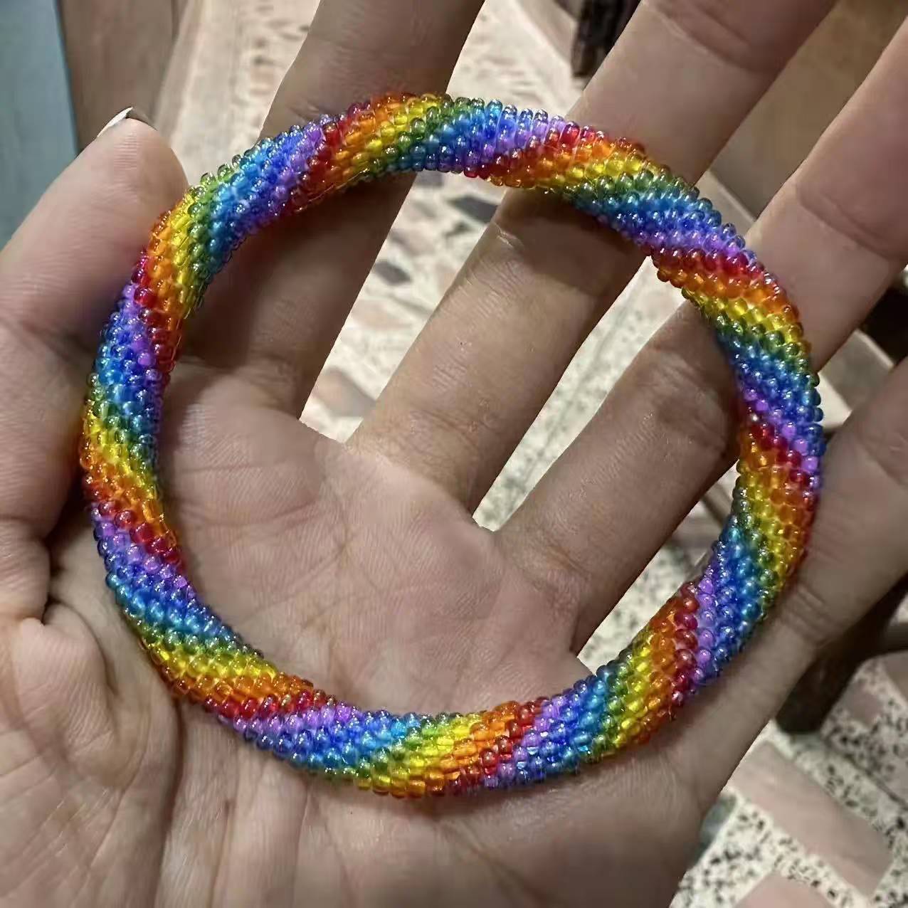 Women's Casual Dopamine Rainbow Bracelet